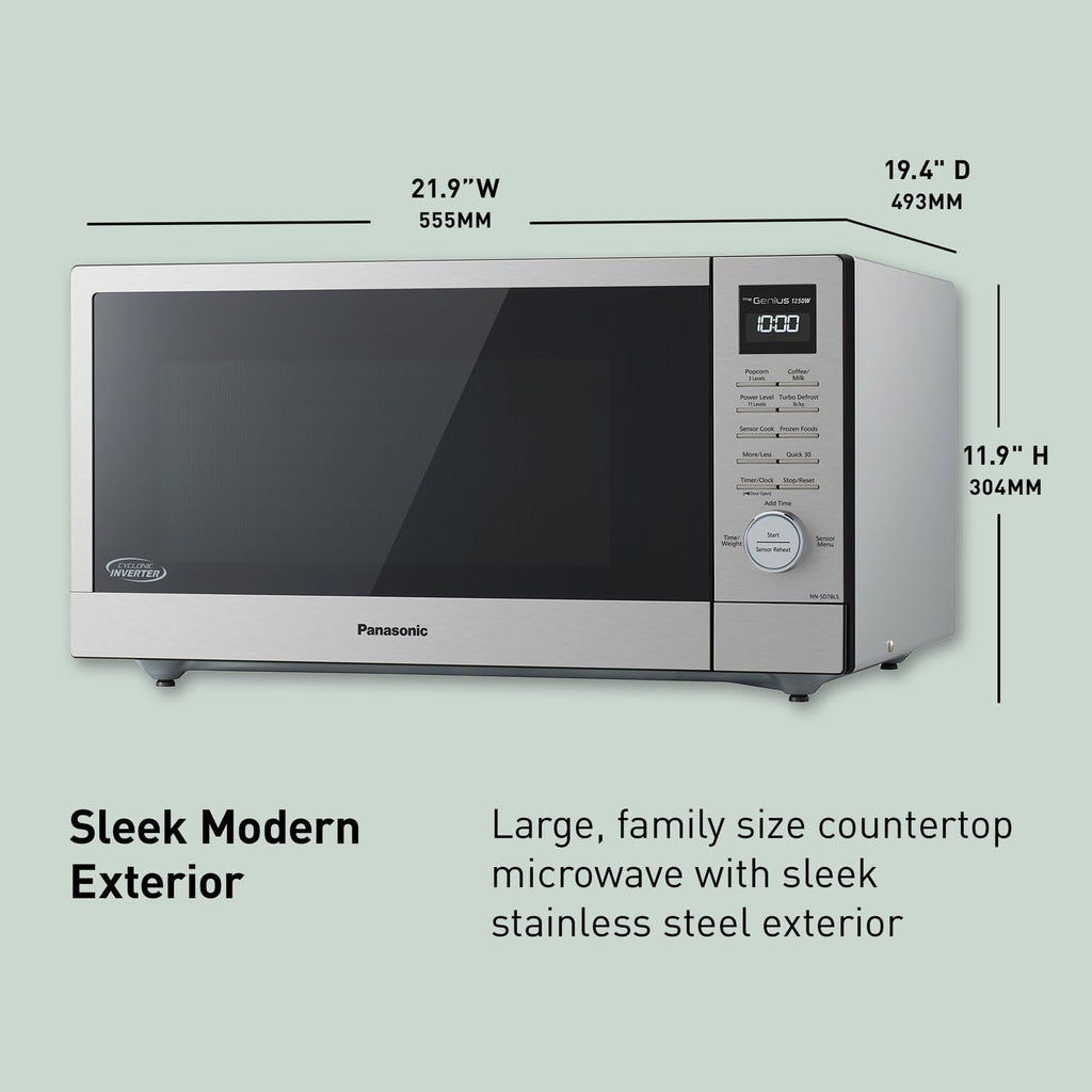 Panasonic NN-SD78LS Microwave Oven, 1.6 cft, Stainless Steel