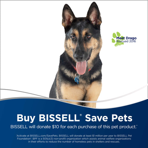 Bissell Pet Hair Eraser Bagless Cylinder Canister Vacuum Cleaner, 2230