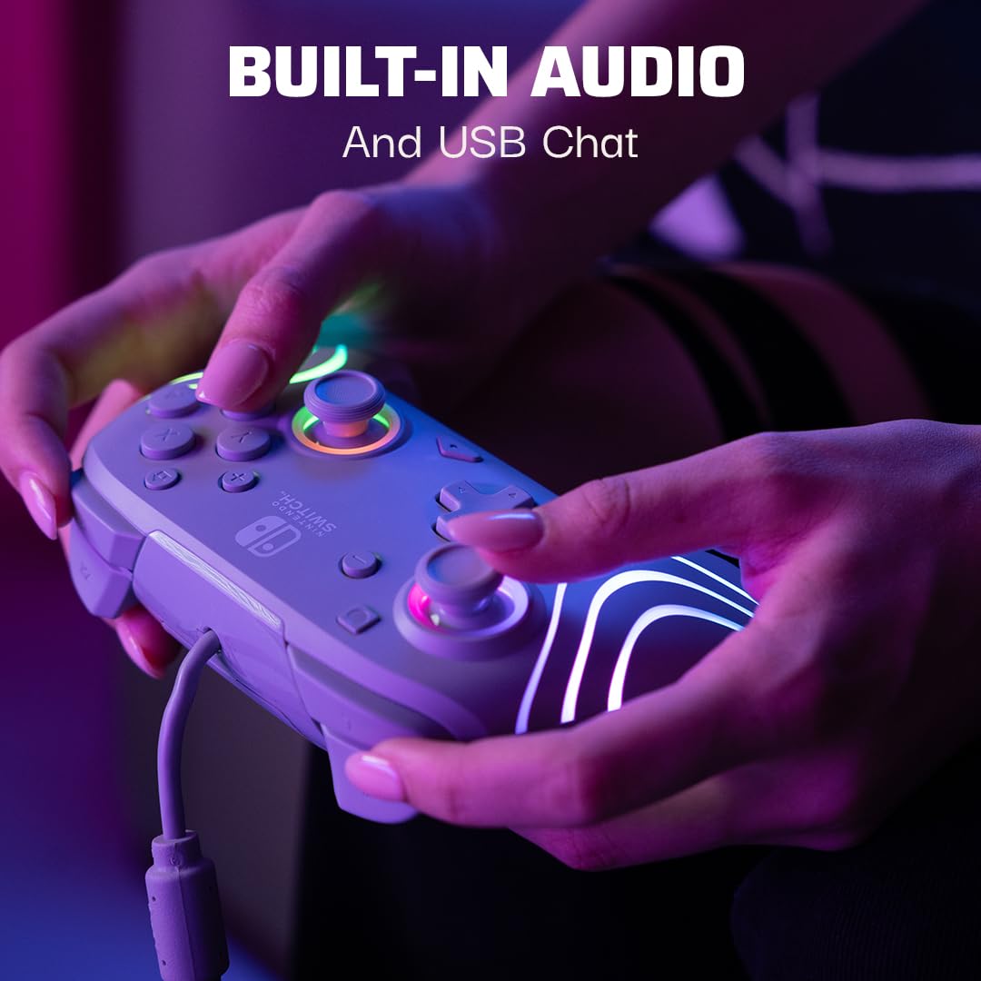 PDP Afterglow Wave Wireless Pro Controller for Nintendo Switch