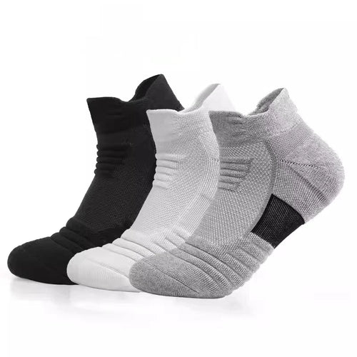 6/12Pairs Breathable Mesh Athletic Terry Socks Cushioned Moisture-managing and Durable Reduces Foot for Running Hiking & Sports