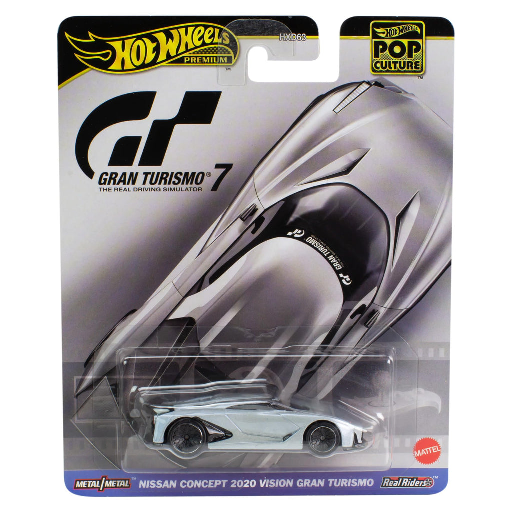Hot Wheels Premium Pop Culture Gran Turismo 7 Nissan Concept 2020 Vision 1:64 Scale Diecast Vehicle