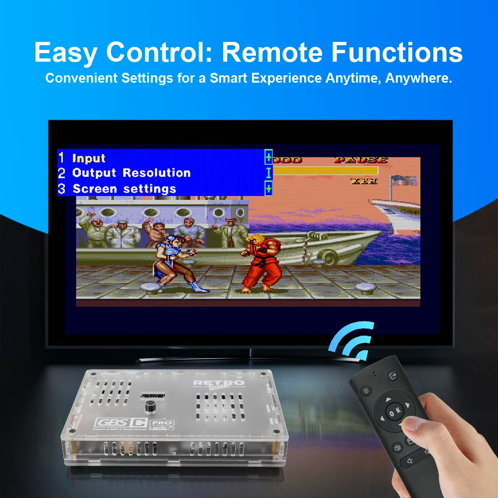 RetroScaler GBSC Pro GBS Control Scart RGBS YPbPr VGA Composite(AV) SV to HDMI® Video Auido Converter for Retro Game Consoles