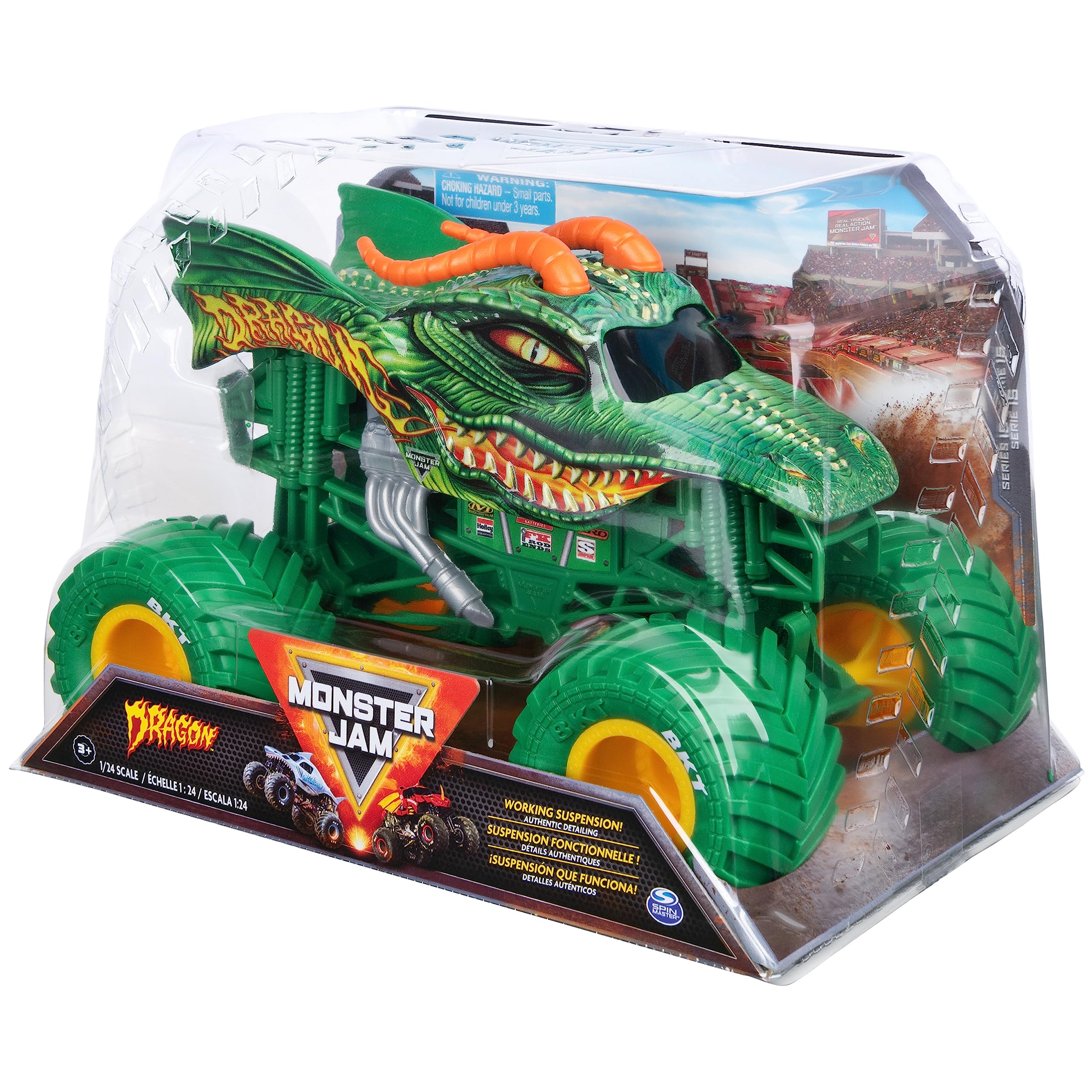 Monster Jam 1:24 Diecast Vehicle Dragon