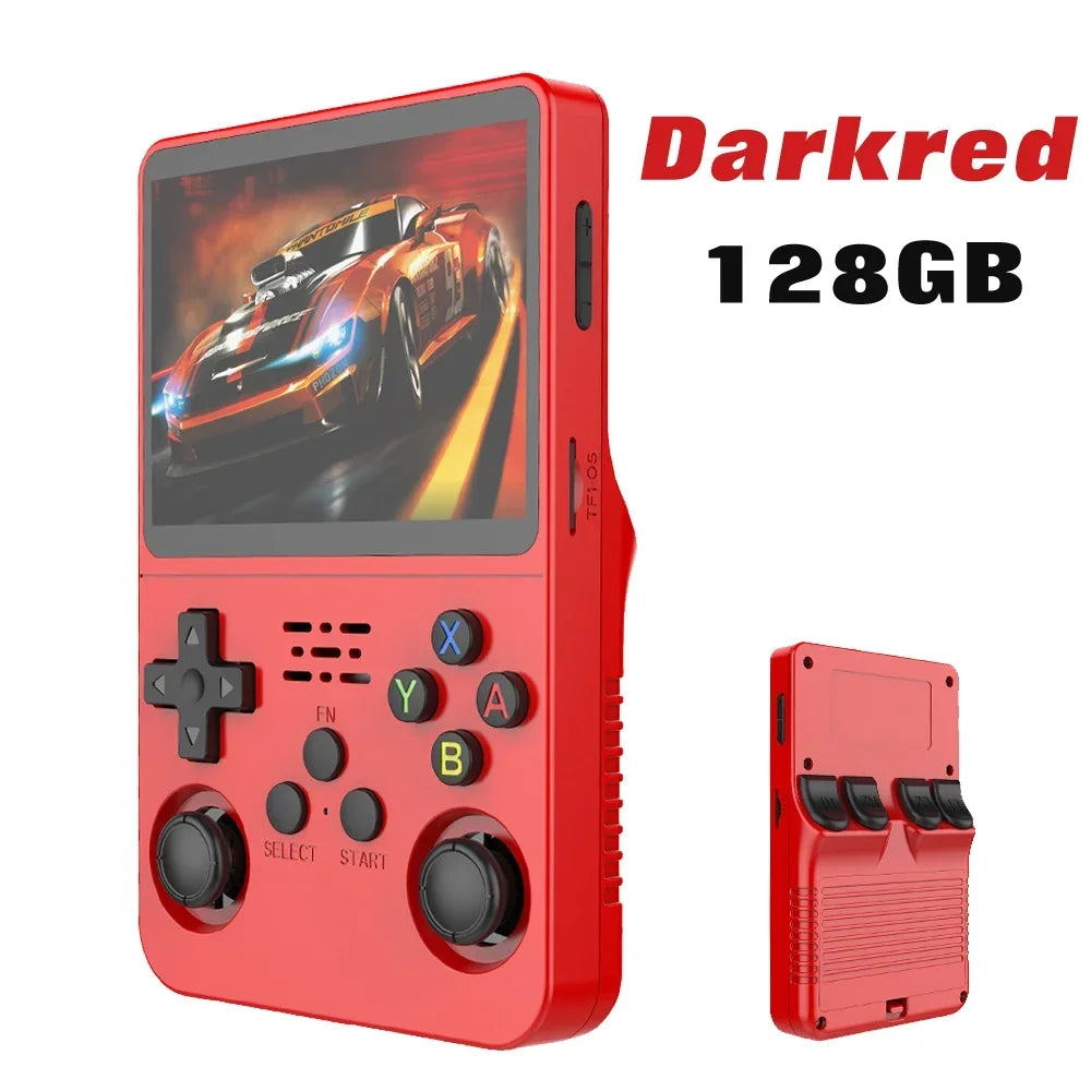 BOYHOM 256G Open Source R36S Retro Game Console - 3.5" IPS Portable Linux ARKOS Handheld | Best Gaming Gift (64G/128G Options)