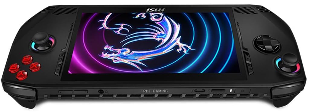 MSI Claw AI Powered Handheld Gaming Device 7" 120 Hz Touch WVA FHD Display (Intel Ultra 5-135H, 16GB LPDDR5, 1TB SSD, FP Reader, Thunderbolt 4, WiFi 7, Micro SD Reader, Win11Pro) w/Dockztorm Hub