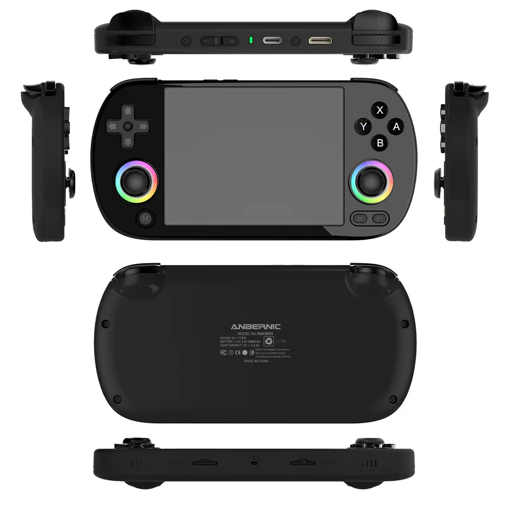 RG40XX H Handheld Game Console 4.0 inch IPS Screen Joystick Support 5g WiFi Bluetooth RGB Lighting Retro Video Game Console