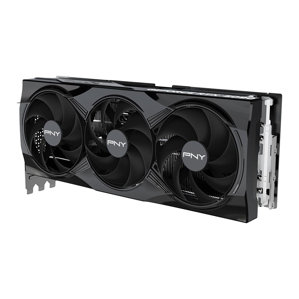 PNY NVIDIA GeForce RTX™ 5090 OC Triple Fan, Graphics Card (32GB GDDR7, 512-bit, Boost Speed: 2527 MHz, PCIe® 5.0, HDMI®/DP 2.1, 3.5-Slot, NVIDIA Blackwell Architecture, DLSS 4)