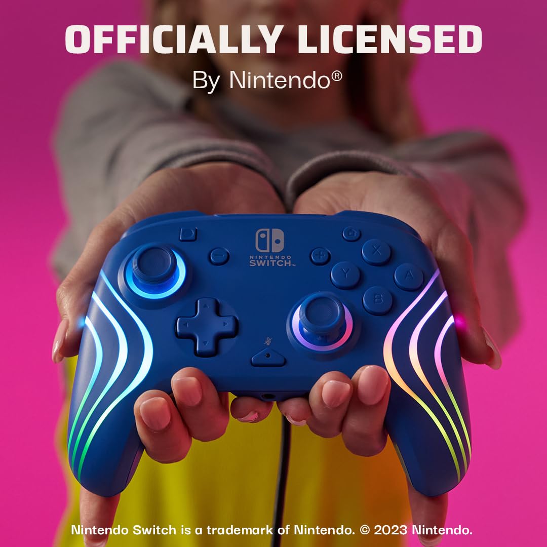 PDP Afterglow Wave Wireless Pro Controller for Nintendo Switch