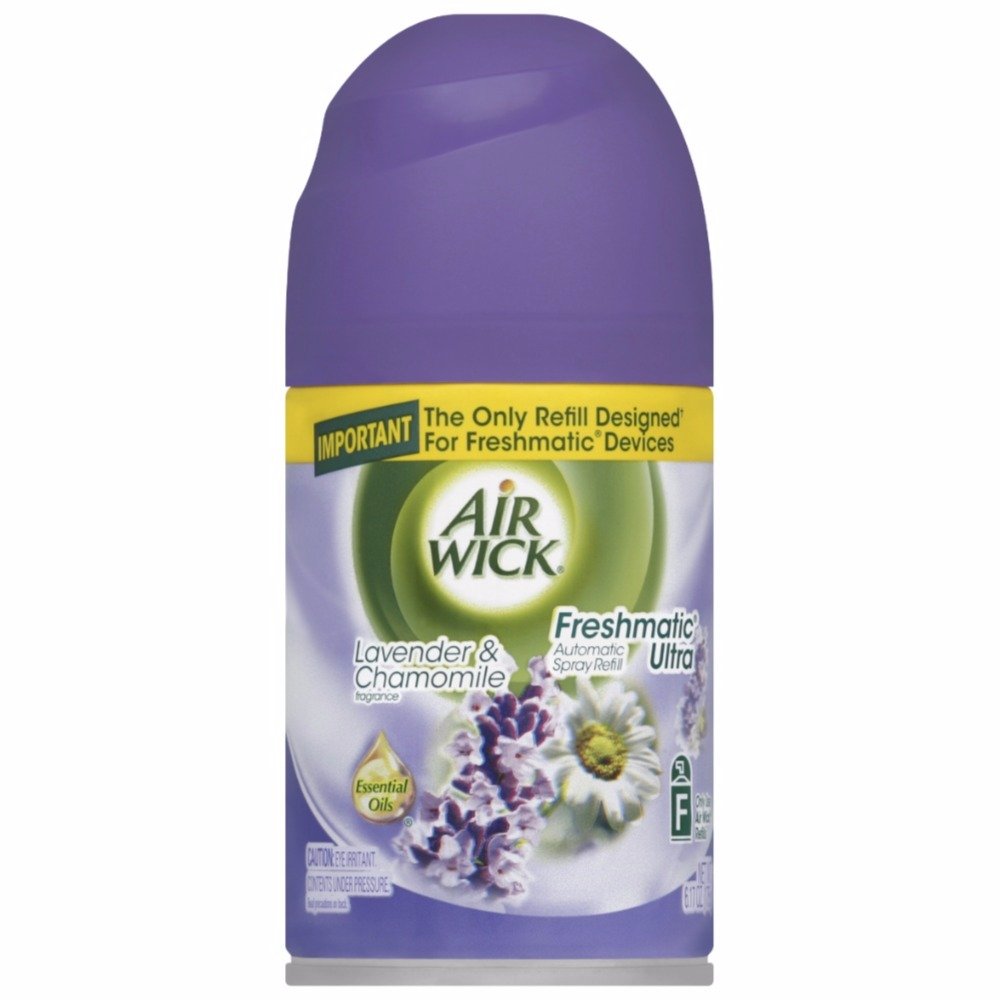 Air Wick Freshmatic Automatic Spray Air Freshener, Lavender and Chamomile Scent, 1 Refill, 6.17 Ounce (Pack of 7)