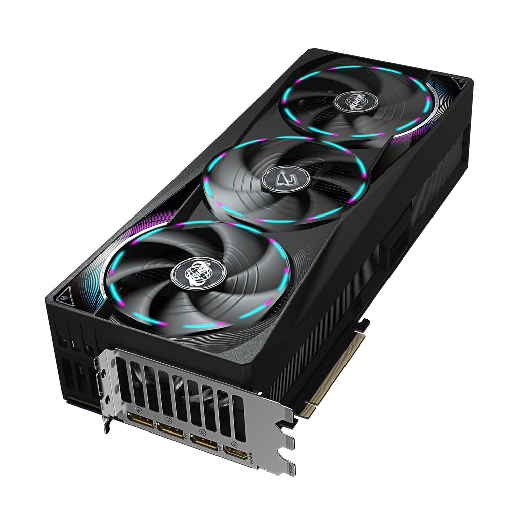 Gigabyte AORUS GeForce RTX 5090 Master 32G Graphics Card - 32 GB GDDR7, 512 Bit, PCI-E 5.0, 2655MHz Base Frequency, 3 x DP 2.1a, 1 x HDMI 2.1b, GV-N5090AORUS M-32GD