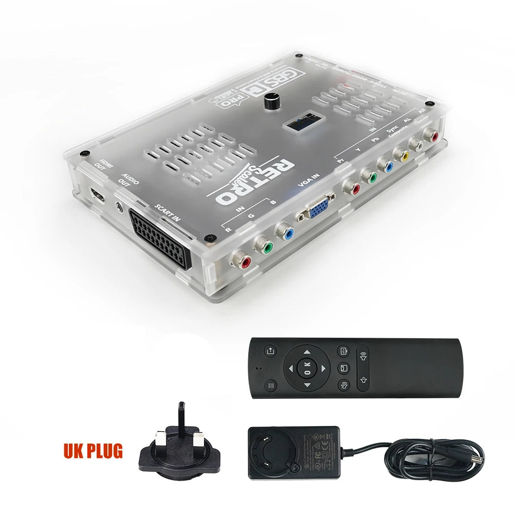 RetroScaler GBSC Pro GBS Control Scart RGBS YPbPr VGA Composite(AV) SV to HDMI® Video Auido Converter for Retro Game Consoles