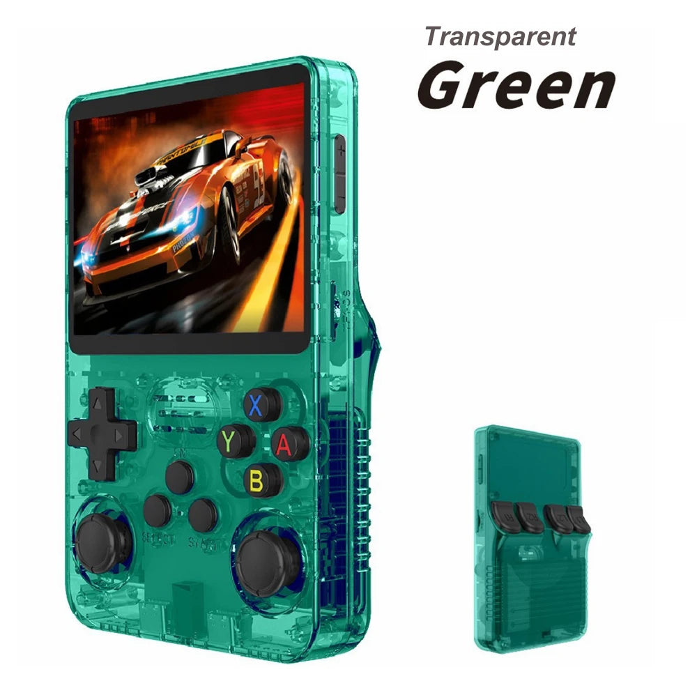 BOYHOM 256G Open Source R36S Retro Game Console - 3.5" IPS Portable Linux ARKOS Handheld | Best Gaming Gift (64G/128G Options)