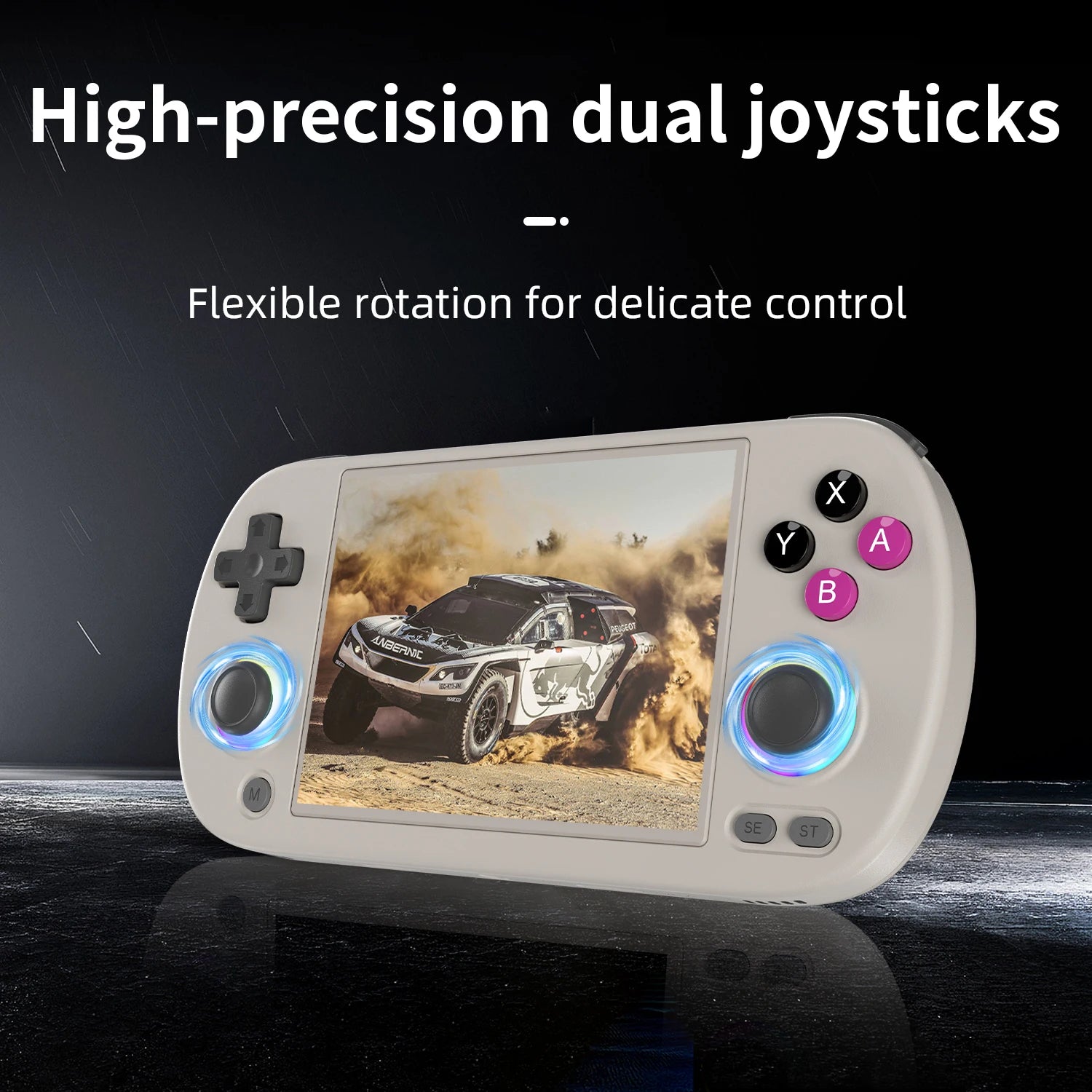 ANBERNIC RG40XX H Handheld Game Console 4.0-in 640*480 IPS Screen 3200mAh 64 Bit System With RGB Light Built in 5K+Games RG40XXH
