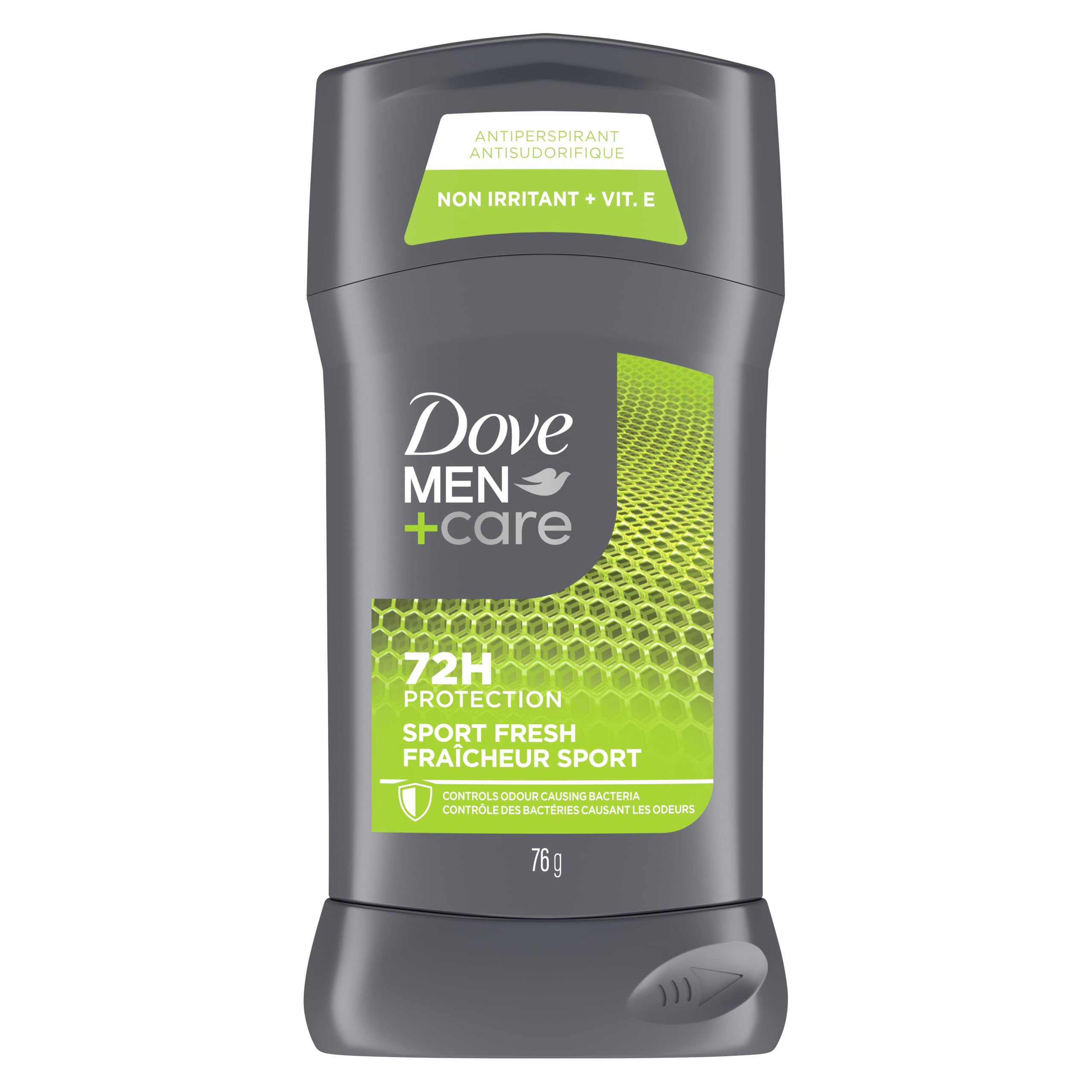 Dove Men+Care Antiperspirant Stick Deodorant for 72H Sweat & Odour Protection Sport Fresh with Vitamin E, 76g