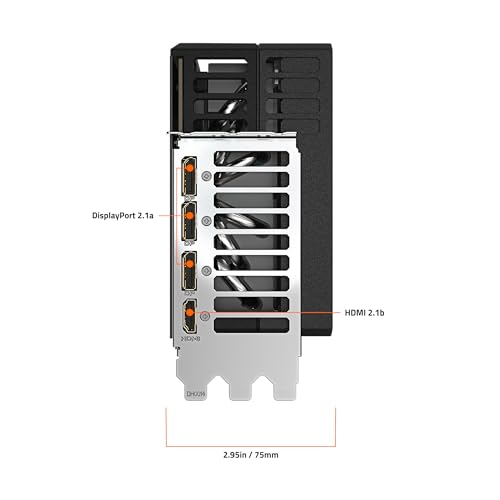 GIGABYTE AORUS GeForce RTX 5090 Master 32G Graphics Card, WINDFORCE Cooling System, 32GB 512-bit GDDR7, GV-N5090AORUS M-32GD Video Card