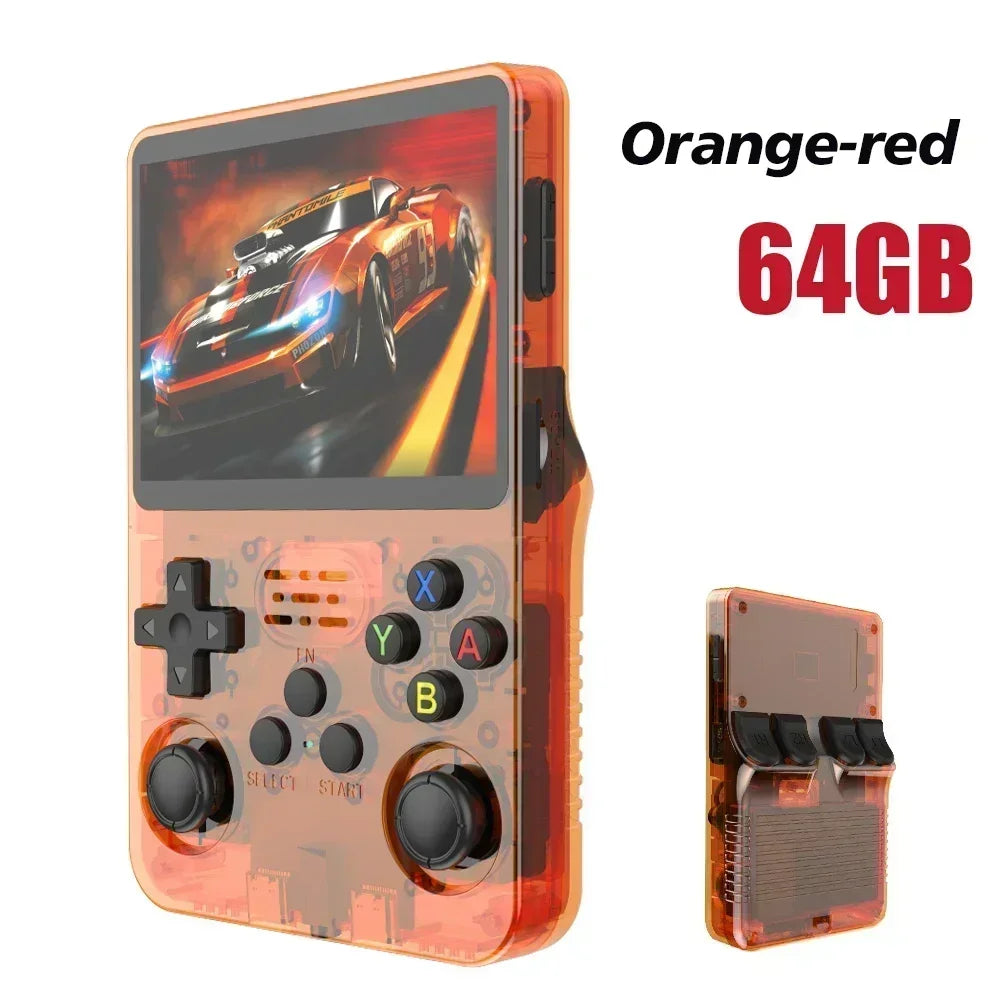 BOYHOM 256G Open Source R36S Retro Game Console - 3.5" IPS Portable Linux ARKOS Handheld | Best Gaming Gift (64G/128G Options)