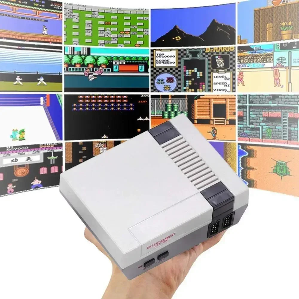 Retro Game Console Classic Mini Video Game System Built-in 620 AV Games 8-Bit FC Nes TV Console for Adults and Kids Gift