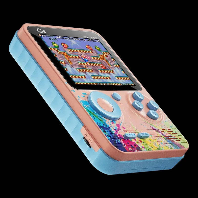 G5 500 In 1 MINI Video Game Handheld Game Players Portable Retro Video Console Boy 8 Bit Color LCD Screen Games